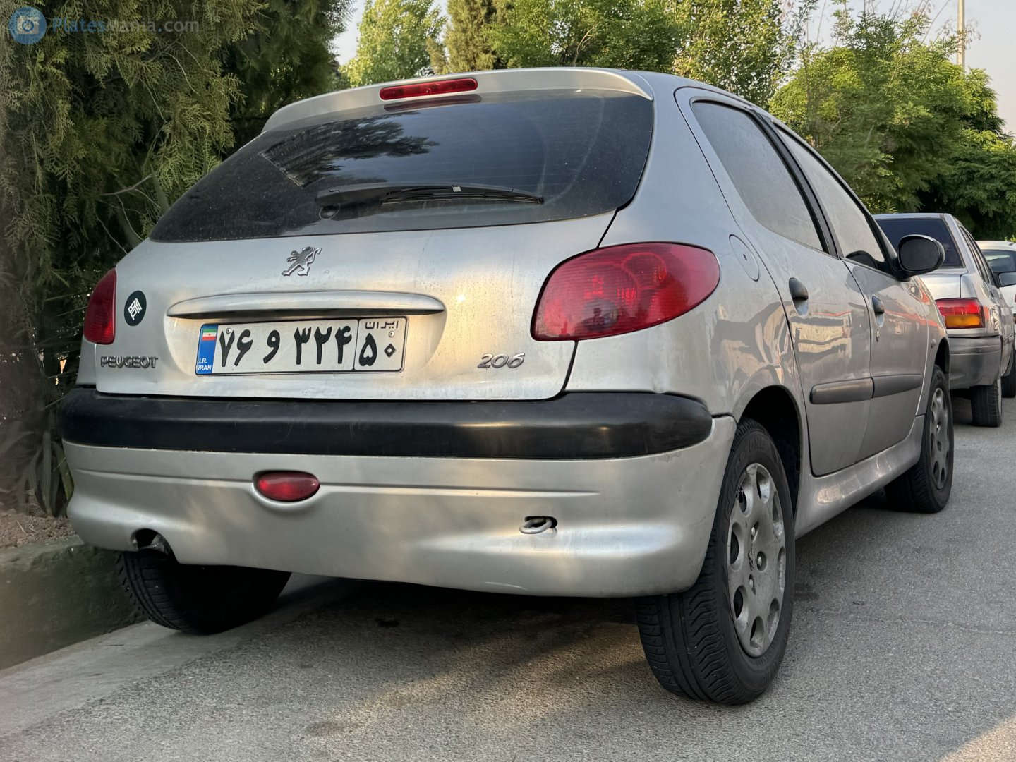 ۷۶و۳۲۴ ۵۰, Peugeot 206 1st gen 5-door Hatch (T11), 1998–2009 (–2012 for IR-market)