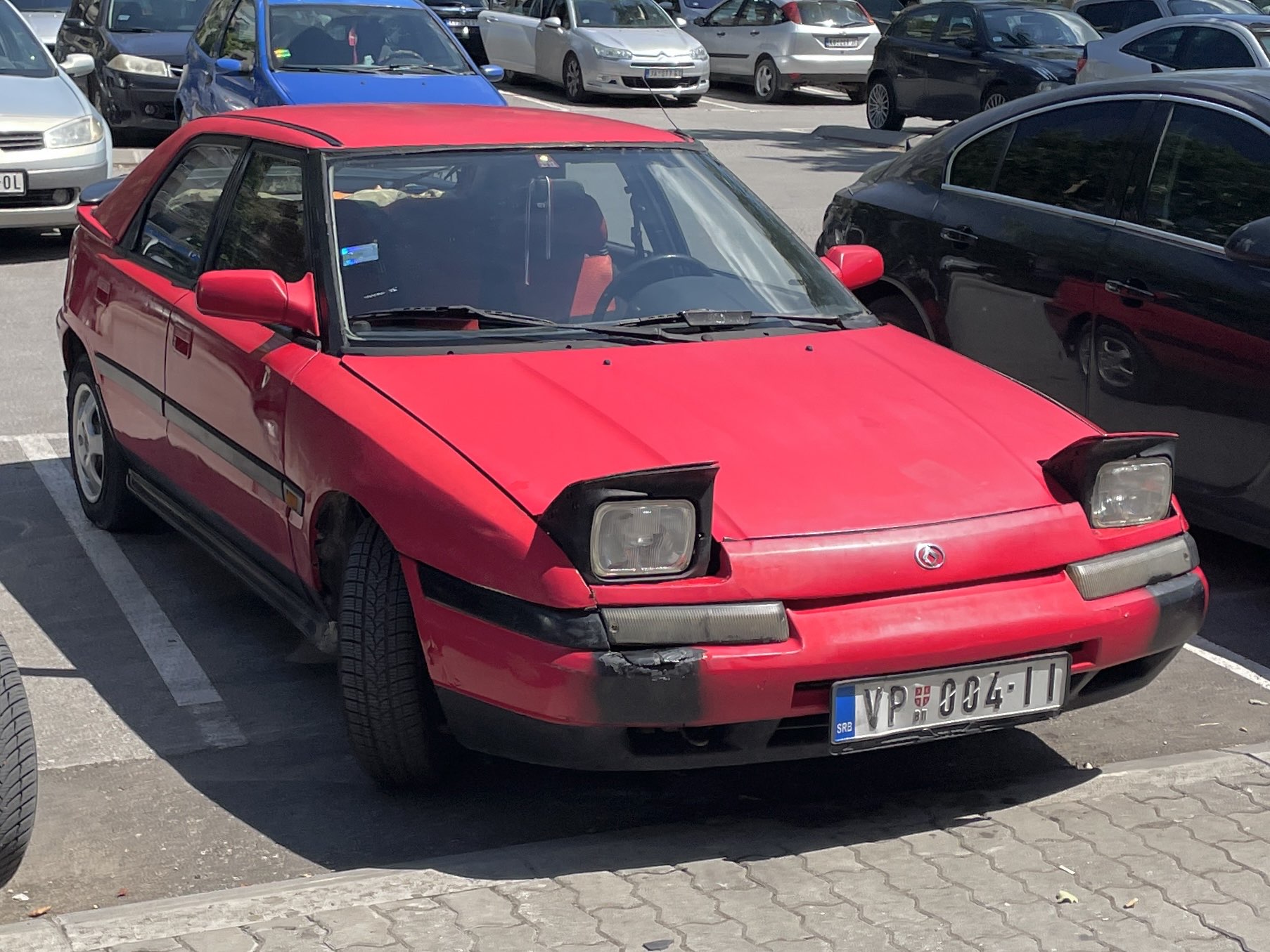 VP 004-II, Mazda 323 4th gen F (Astina) Fastback (BG), 1989–1994