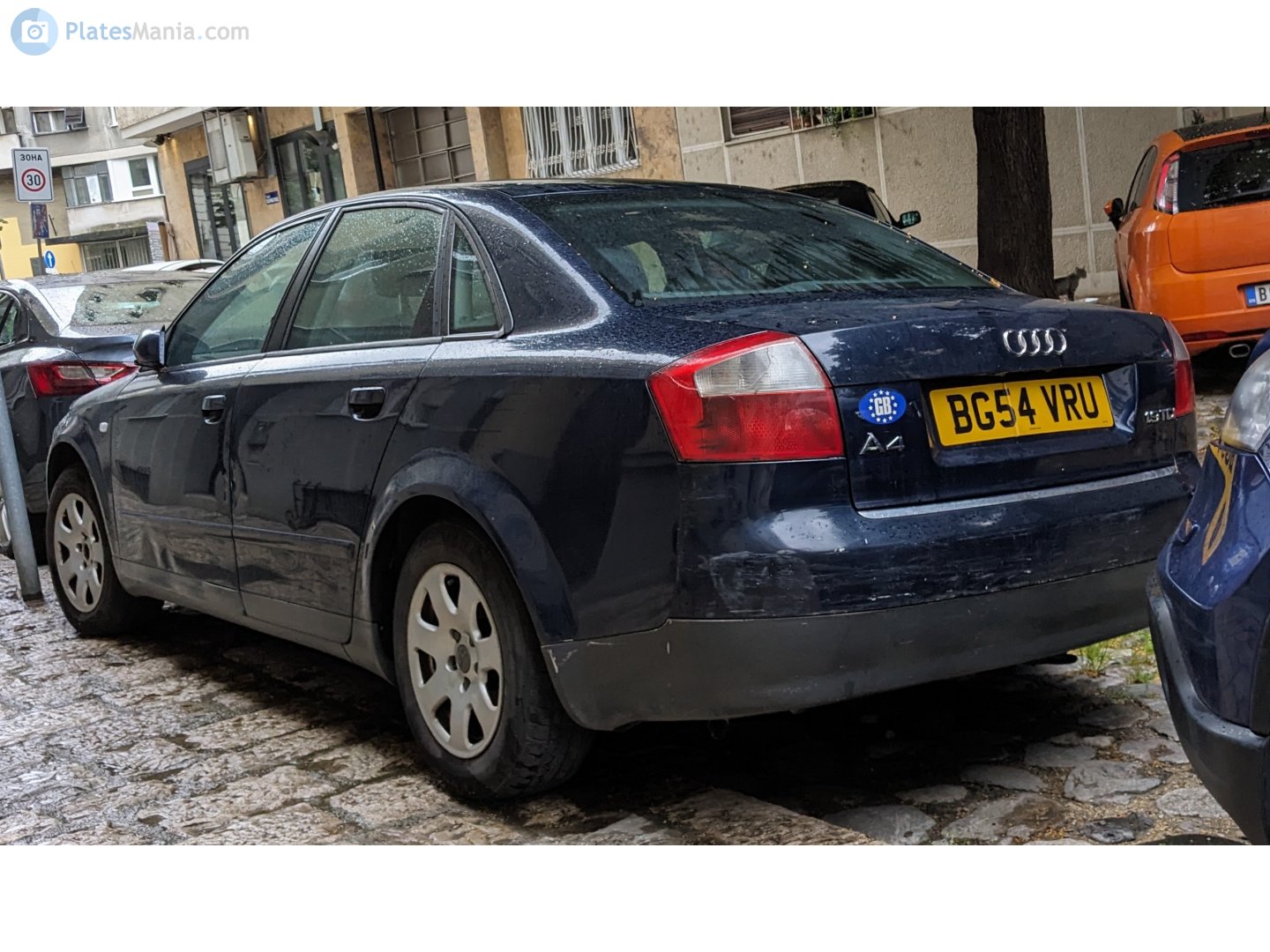 BG54VRU, Audi A4 2nd gen Sedan (B6/8E2), 2000–2004