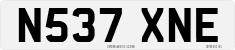 License plate of the United Kingdom, 1983 year system