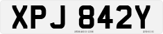 License plate of the United Kingdom, 1963 year system