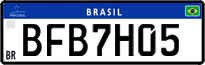 License plate of Brazil, Private owners (Mercosul)