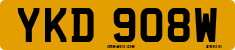License plate of the United Kingdom, 1963 year system