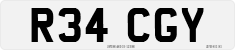 License plate of the United Kingdom, 1983 year system