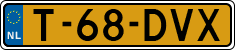 License plate of the Netherlands, Agricultural vehicles