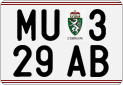 License plate of Austria, Regular plates
