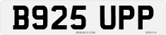 License plate of the United Kingdom, 1983 year system