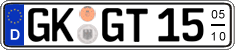 German license plate, Seasonal plates