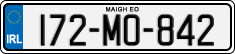 License plate of Ireland, Regular plates