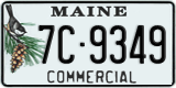 Maine, Commercial vehicles (1A-2345)
