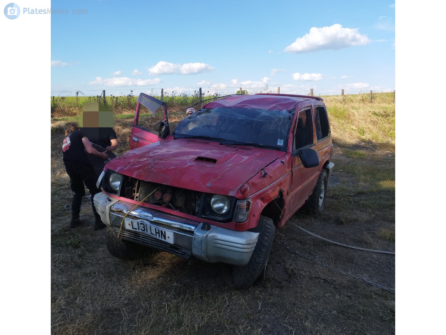 L131LHN, Mitsubishi Pajero 2nd gen 3-door SUV (V20/NH/NJ/NK/NL), 1991–1999