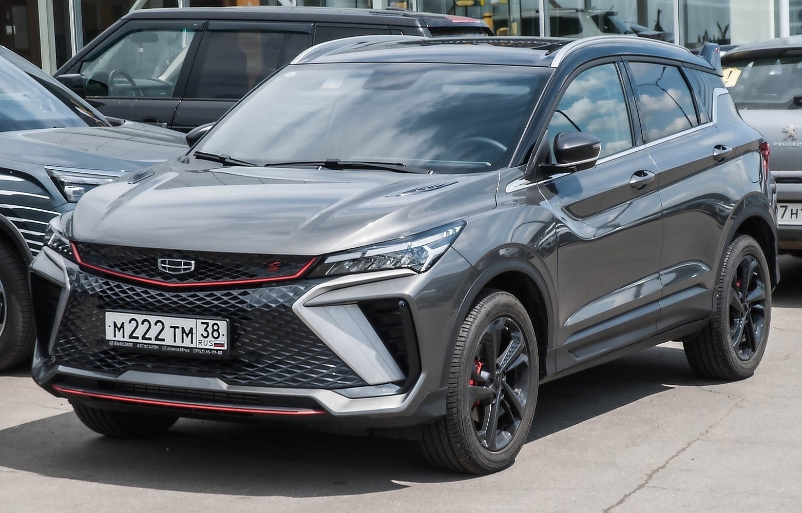 м 222 тм 38, Geely Coolray 1st gen (SX11), facelift, 2023–