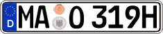 German license plate, Plates for oldtimers (type 