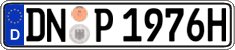 German license plate, Plates for oldtimers (type 