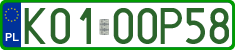 License plates of Poland, Professional plates
