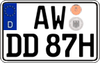 German license plate, Plates for oldtimers (type 