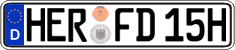 German license plate, Plates for oldtimers (type 