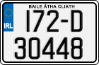 License plate of Ireland, Regular plates