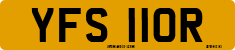 License plate of the United Kingdom, 1963 year system