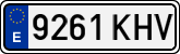 License plates of Spain, Ordinary (2000)