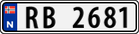 License plate of Norway, Trailers, motorcycles, special vehicles