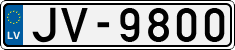 License plate of Latvia, Regular car plates