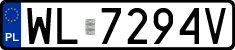 License plates of Poland, Regular car plates