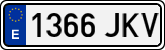 License plates of Spain, Ordinary (2000)