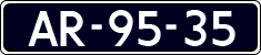 License plate of the Netherlands, Imported oldtimers (cars)