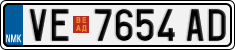 License plate of North Macedonia, Regular plates (2012)