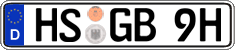 German license plate, Plates for oldtimers (type 