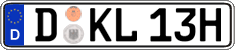 German license plate, Plates for oldtimers (type 