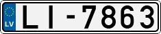 License plate of Latvia, Regular car plates