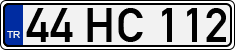 License plate of Turkey, Regular plates