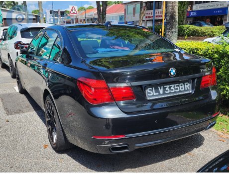 SLV 3358 R, BMW 7 Series , License plate of Singapore