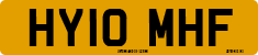 License plate of the United Kingdom, 2001 year system