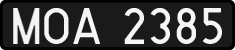 License plates of Poland, 1976 year system