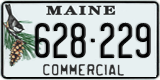 Maine, Specialty plates (123-456)