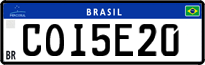License plate of Brazil, Private owners (Mercosul)