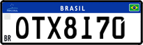 License plate of Brazil, Private owners (Mercosul)