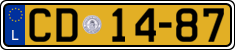 License plate of Luxembourg, Diplomatic