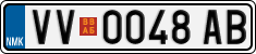 License plate of North Macedonia, Regular plates (2012)