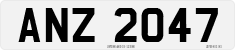 License plate of the United Kingdom, Northern Ireland (1966)
