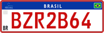 License plate of Brazil, Commercial vehicles (Mercosul)