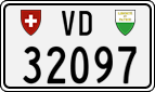 License plate of Switzerland, Cars