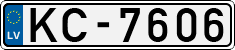 License plate of Latvia, Regular car plates