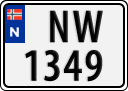 License plate of Norway, Trailers, motorcycles, special vehicles