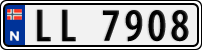 License plate of Norway, Trailers, motorcycles, special vehicles