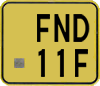 License plate of the Netherlands, Mopeds