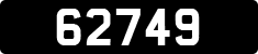 License plate of Guernsey, Regular plates
